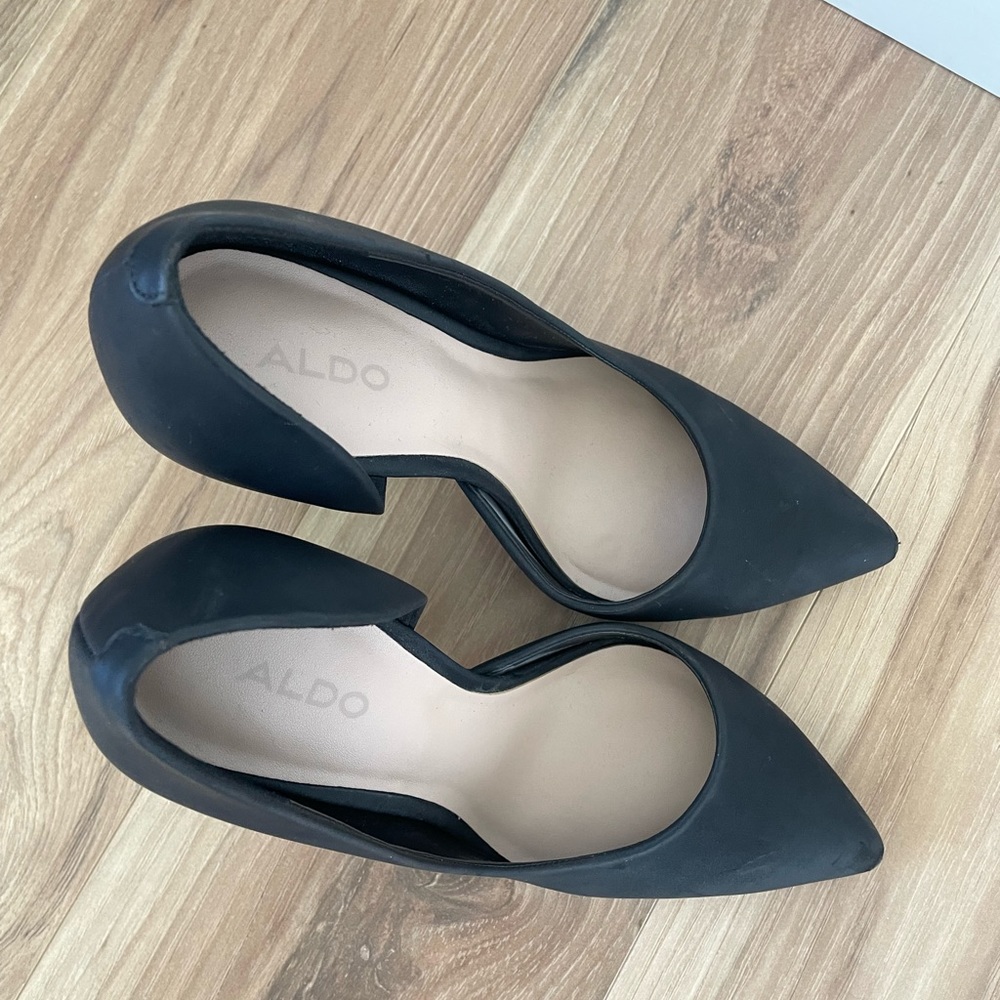 ALDO Black thick heel Pumps (heels)